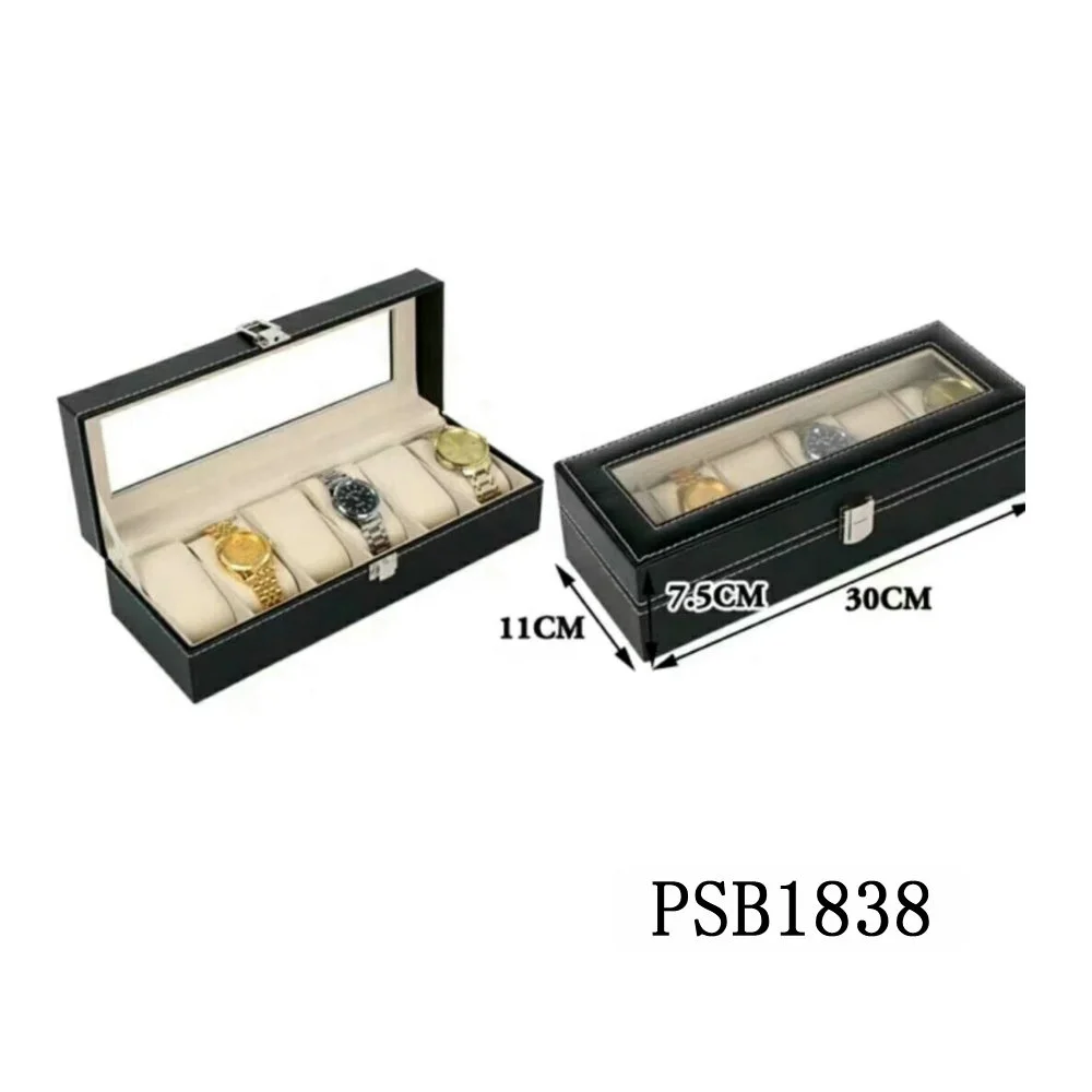 10 slot aluminum wrist watch box custom box watch  transparent watch box