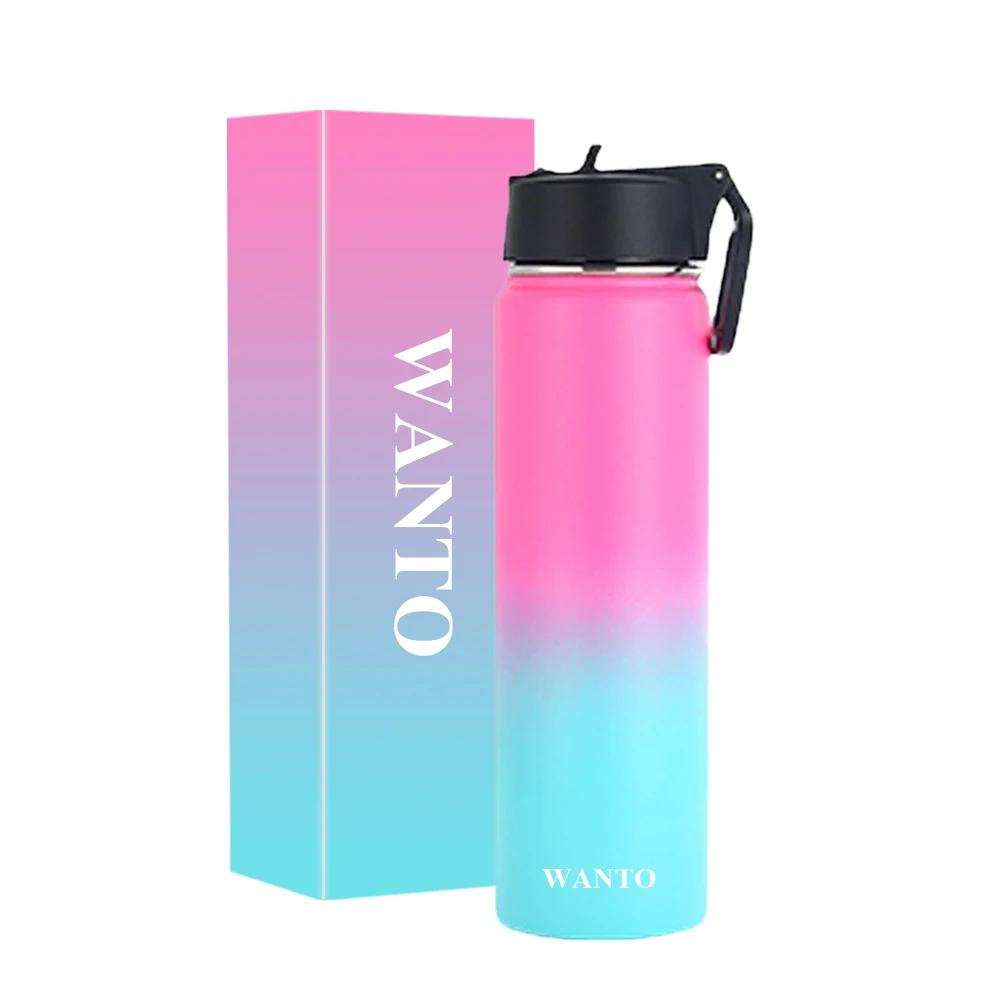 Wanto 304 32oz 40oz Wholesale Stainless Steel Sport Double Wall Vacuum Insulated Flask With Competitive Prices