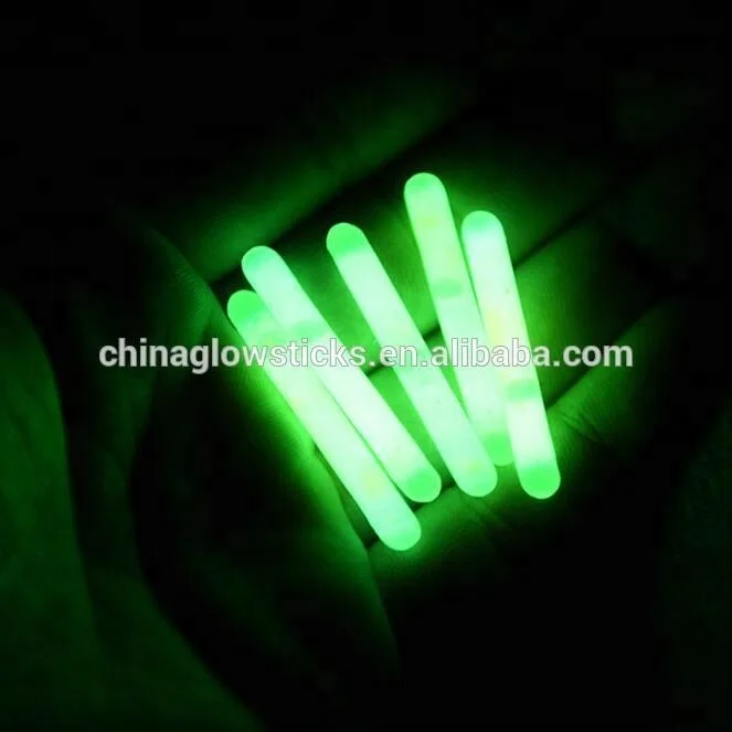 7.5*75mm powder fishing light stick 4.5*37mm glow stick customize