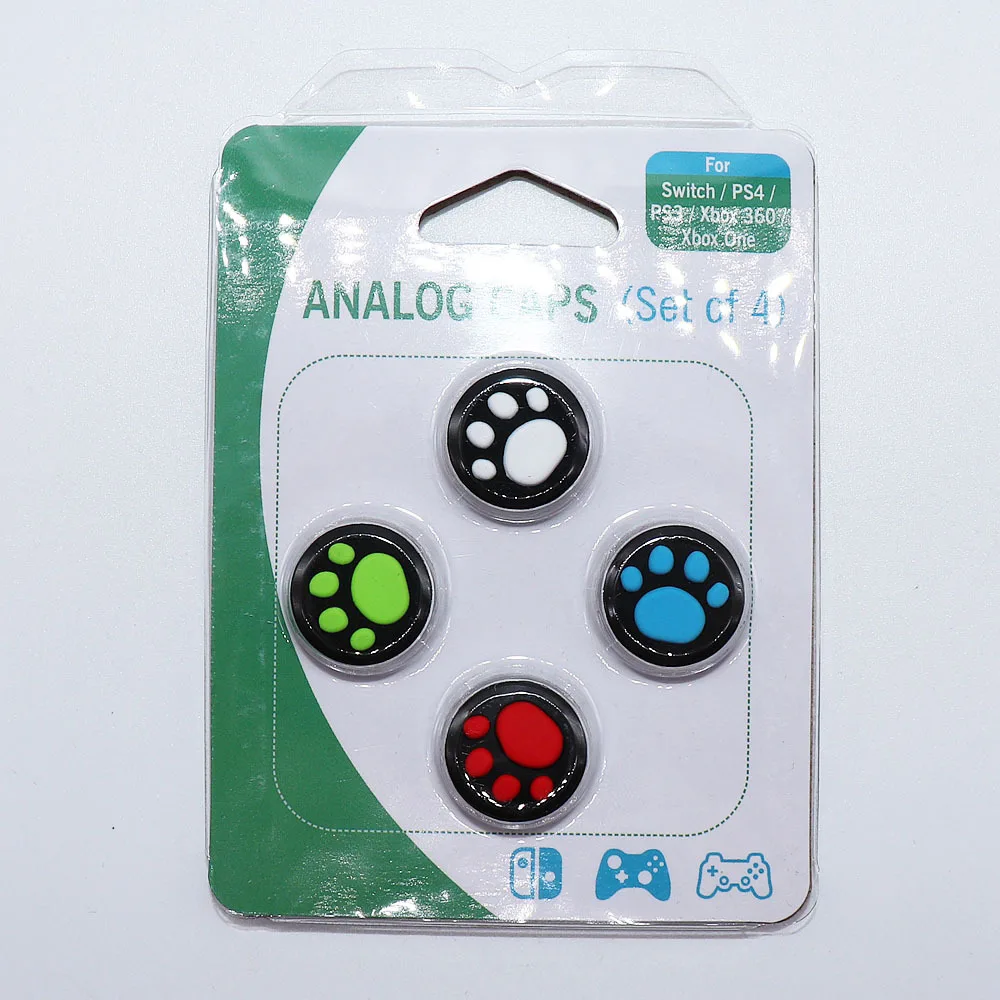 
Cute Cat Paw Silicone Protective Joystick 3d Analog Cover Thumb Grip for Nintend Switch NS Lite ps4 ps5 xbox one 360 