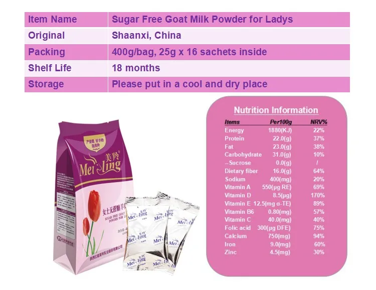 Lady sugar free 400g