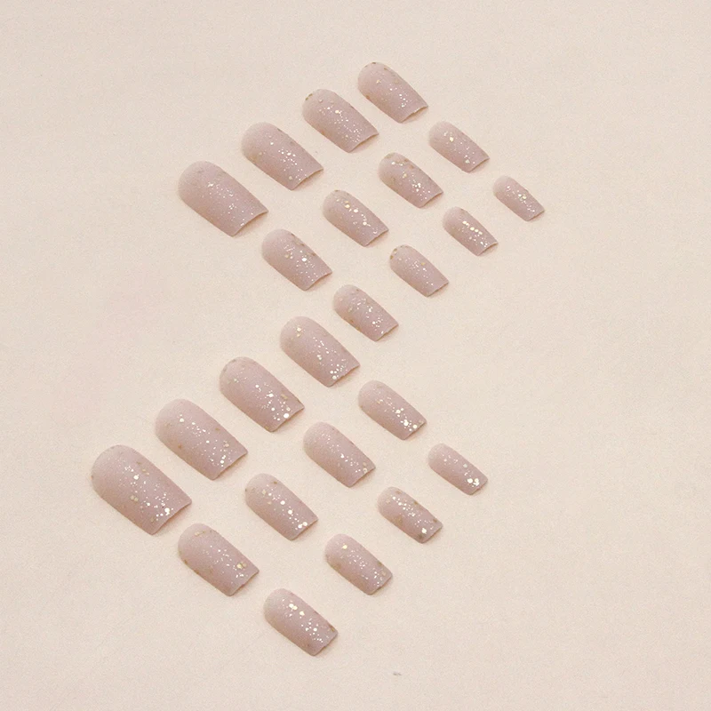 New Design Customized Long Ballerina supplies Diamond French Press On Nails Acrylic Artificial Nails acrylic nail supplies