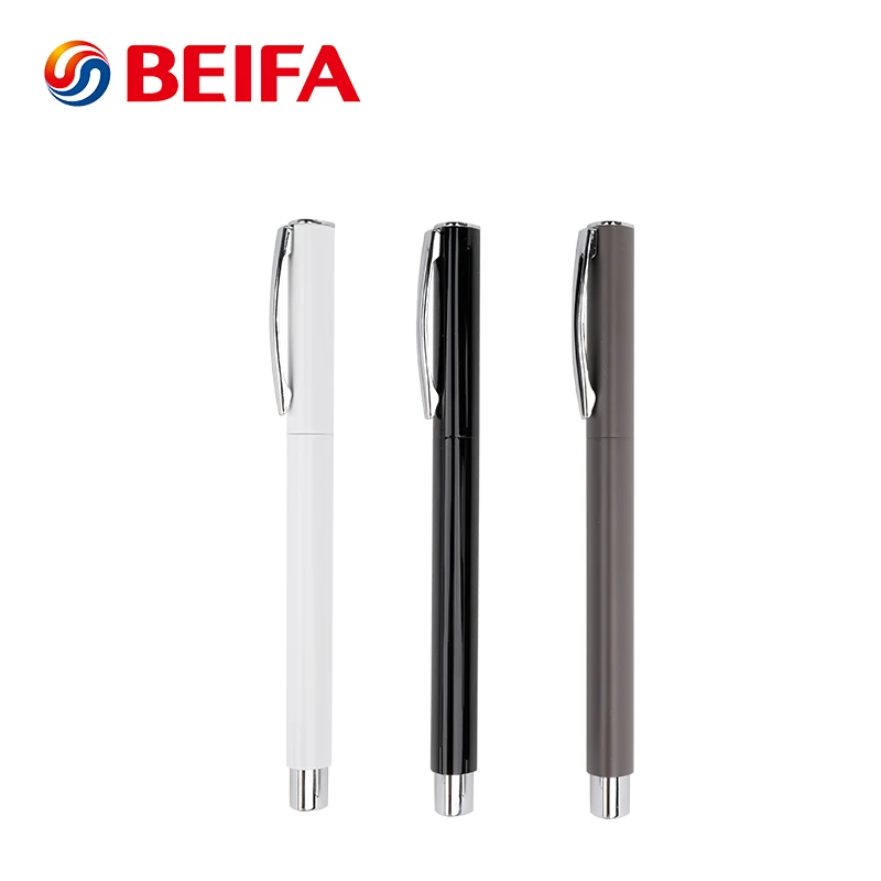 GA600421 1,0 мм пополнения высокое качество треугольная металлическая гелевая ручка с индивидуальным логотипом