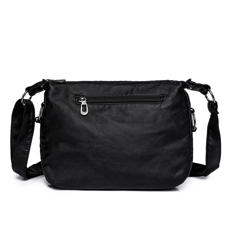 New Design Women Shoulder Bag Pu Leather Crossbody Bag Soft Messenger Bag Large Capacity Leather Purses bolsa feminine