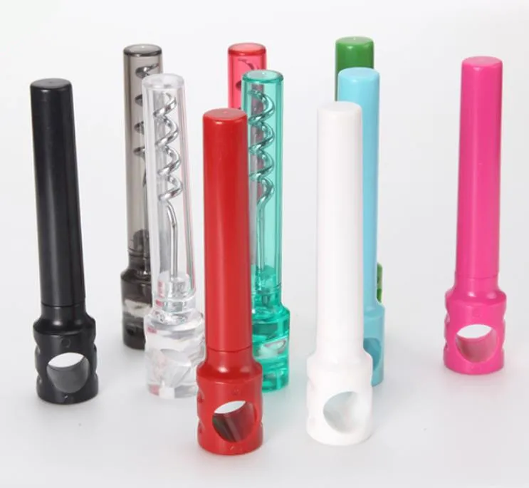 pen shape plastic corkscrew wine opener with multi colors