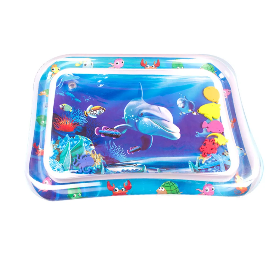 Factory Cheap price eco-friendly Premium Inflatable Baby Water Play Tummy Time Mat