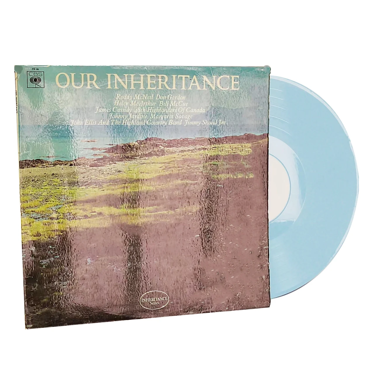 Виниловые пластины 7/10/12 дюймов виниловые пластинки прессование LP сплошные небесно-голубые