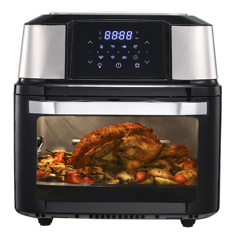 
new hot sale 18L large capacity multi function super heated air heats air fryer digital control oil free air fryers 