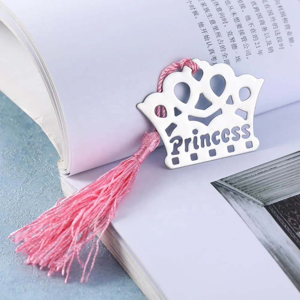 
Prince Crown Bookmark baby shower party favors gifts for guest 