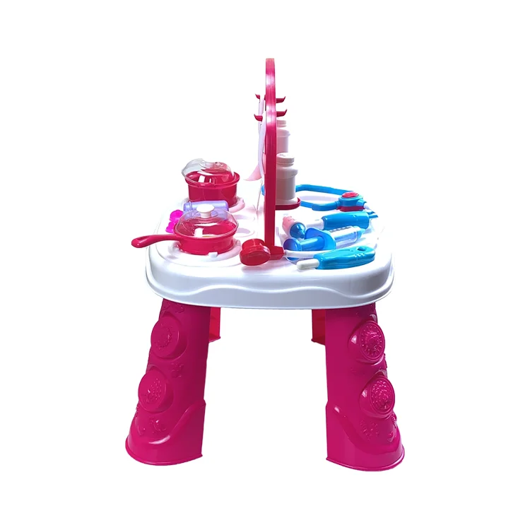 2 in 1 set High quality plastic kitchen toy and doctor toys kitchen toys