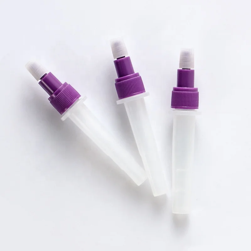 3ml Disposable VTM Sampling Tubes DNA RND Plastic Test Tubes with Screw Lid and Screw Top Or Flat Bottom for science