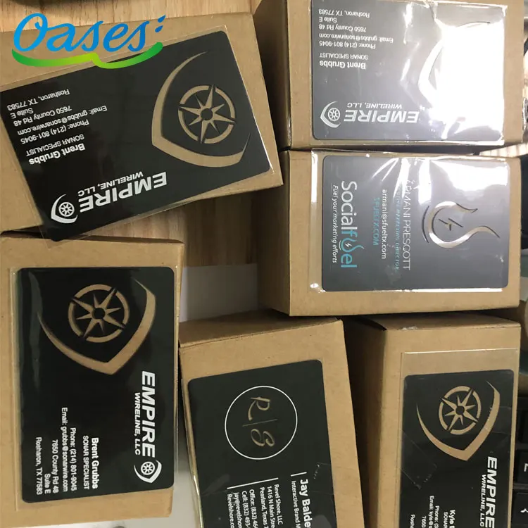 Low MOQ Matt Black Smart Programmed RFID Metal NFC Card