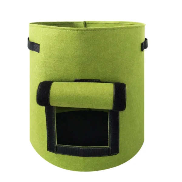Custom Logo Durable Felt Non Woven  Potato Grow Bags Window Vegetable Growing Bag