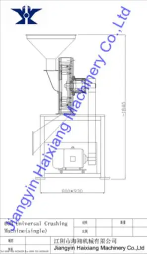 agar pulverizer Stainless Steel Grinding Machine Fineness Powder Crushing Equipment