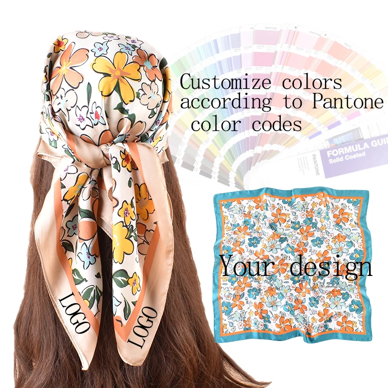 2024 шелковые шарфы 70 Х70 см