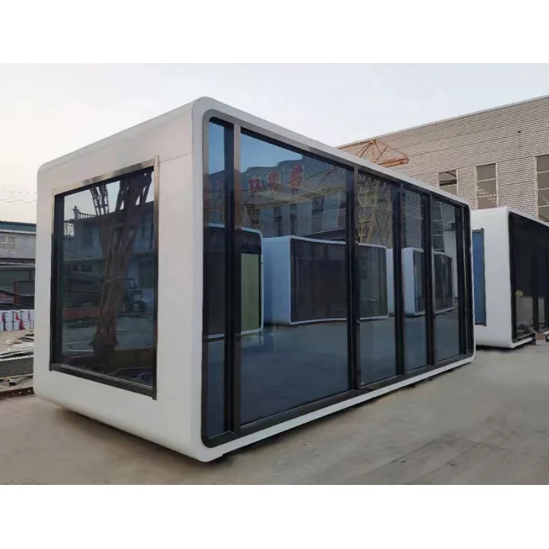 China wholesale fabricated prefabricated steel store building creative container shop store houses foldable