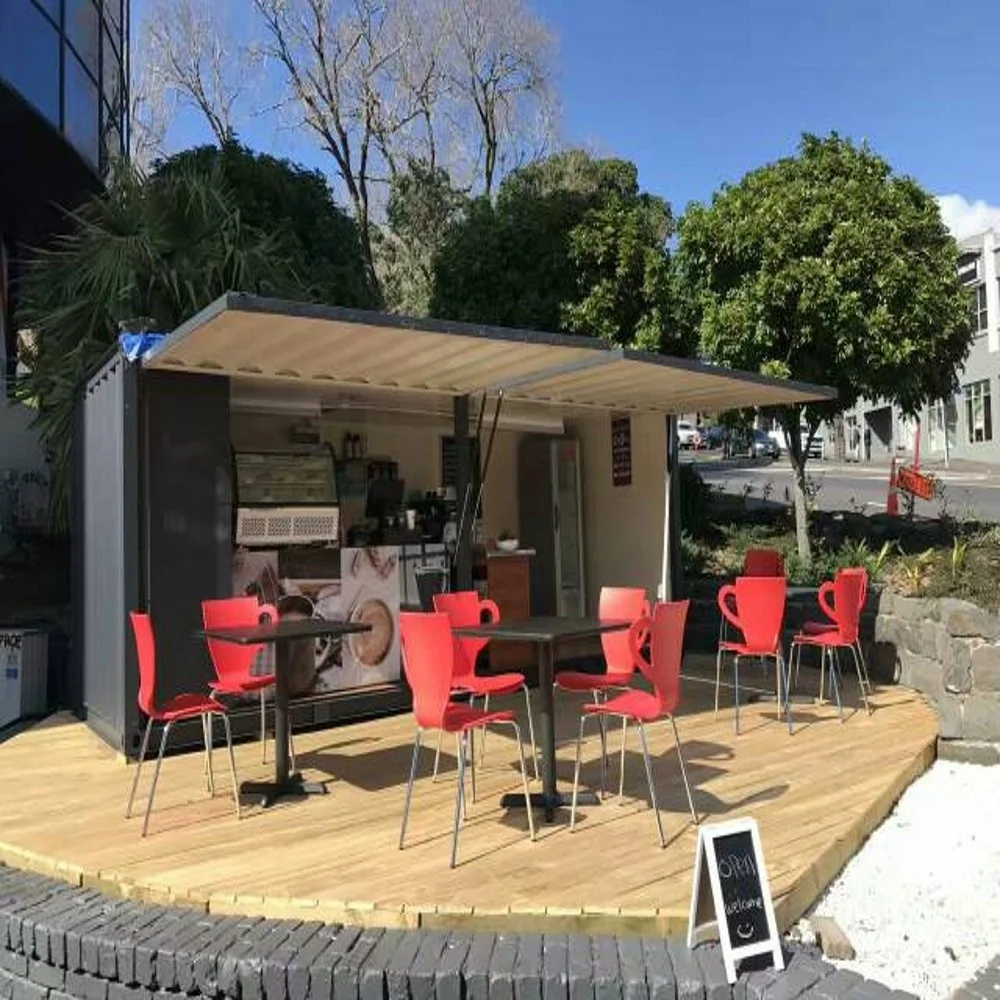 2021 pop hot sale the latest modern high quality Cafe contain 20ft shipping container bar portable container cafe coffee shop