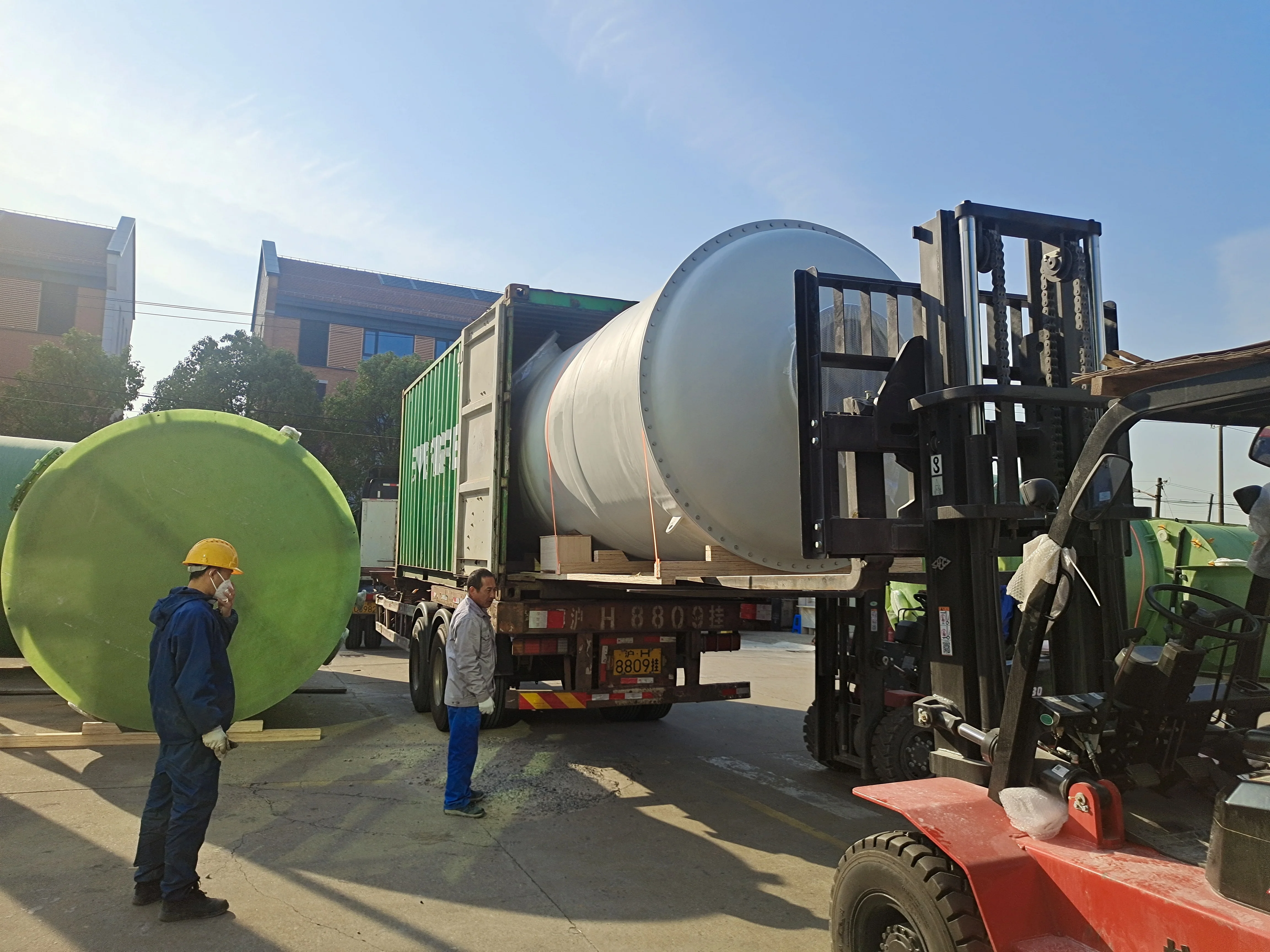 FRP Fiberglass Storage Tank Wet Scrubber