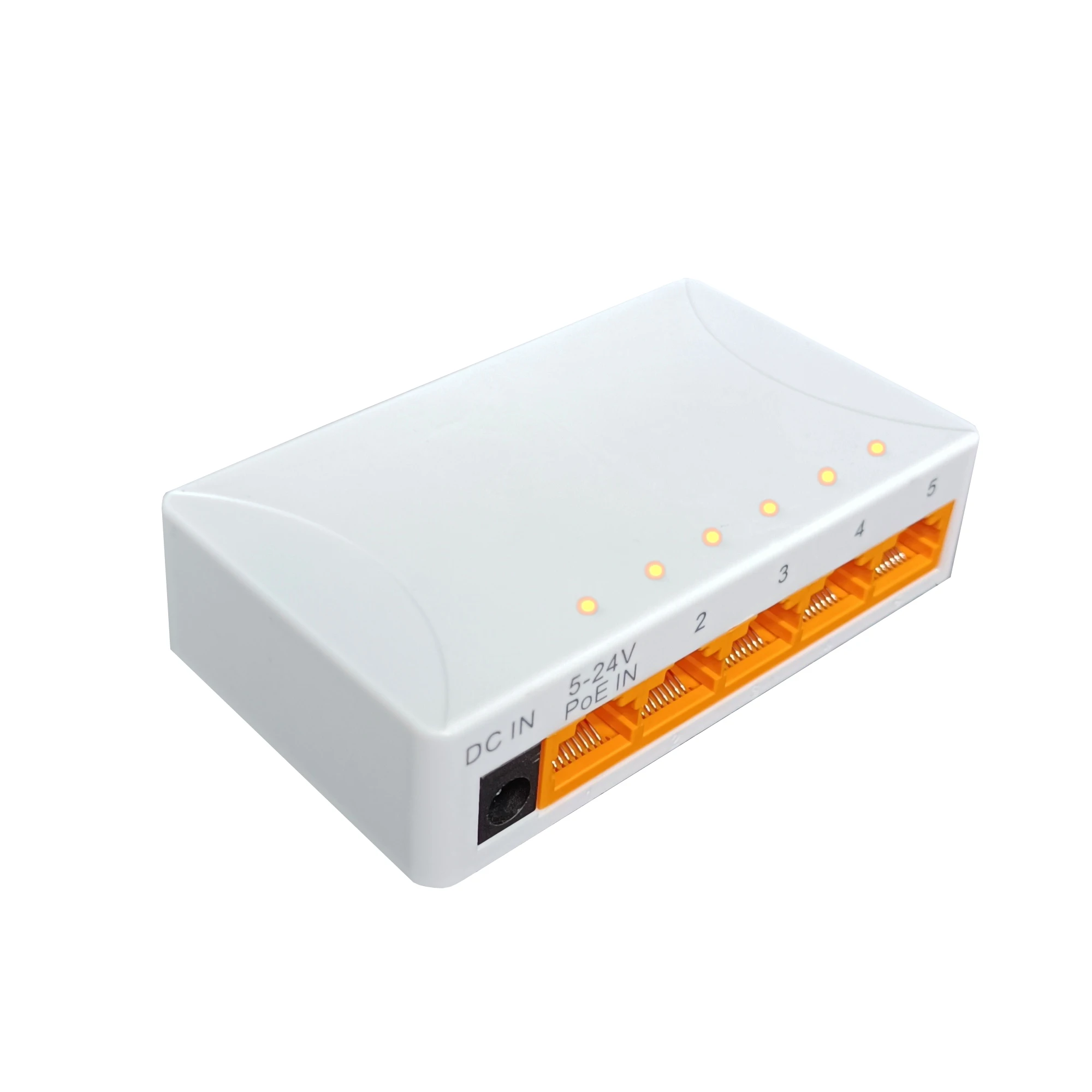 Прямая продажа с фабрики GS-8367SW01 по системам OEM ODM изготовленный на заказ белый корпус 5-разъемное зарядное usb-устройство для быстрой сетевой коммутатор ethernet 5-24 В постоянного тока блок