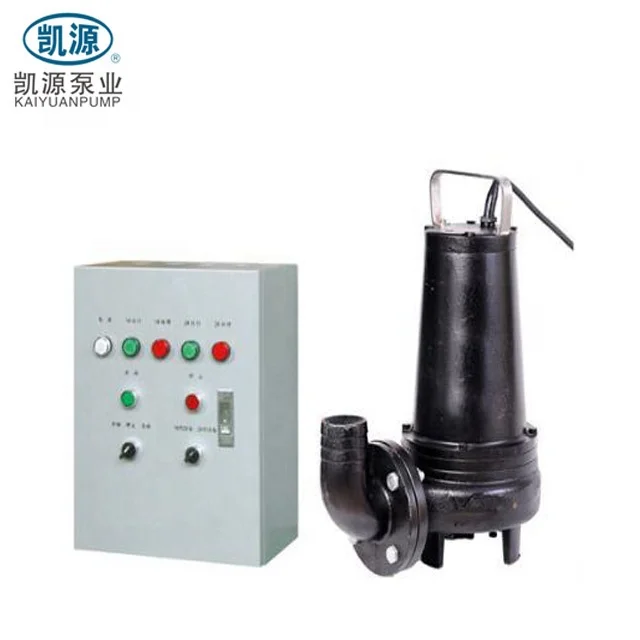 Dirty water sump pit sewage cutter submersible water pump