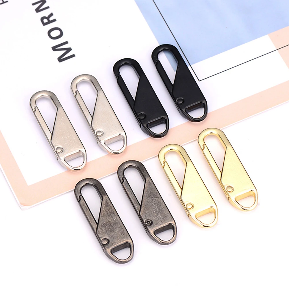 Metal zipper piece suitcase bag clothing bag jacket tool free alloy removable zipper head