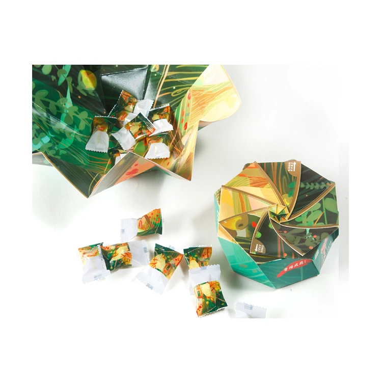 
Factory Sale Customized Paper Plate Gift Package Assorted Gummy Candy Dried Fruit Qingmei Greengage Pitted Umeboshi Prune Candy 