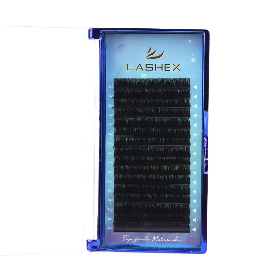 Cashmere mink eyelash extension matte black private label korea pbt eyelash extensions russian volume lash