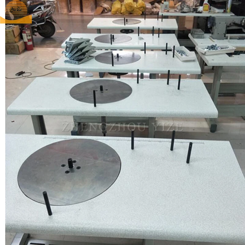 Automatic fabric elastic band glue tape roller belt type coil winder machine narrow webbing tape rolling coil winding machinery