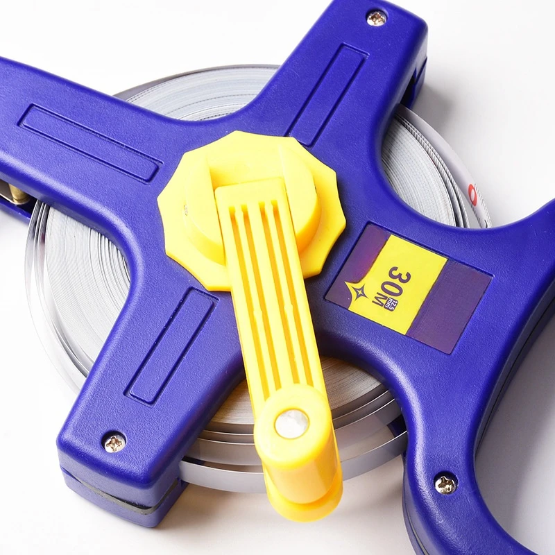 Portable ABS steel frame ruler thickened and durable 30m 50m 100m Waterproof  Construction Engineering Measuring Tape