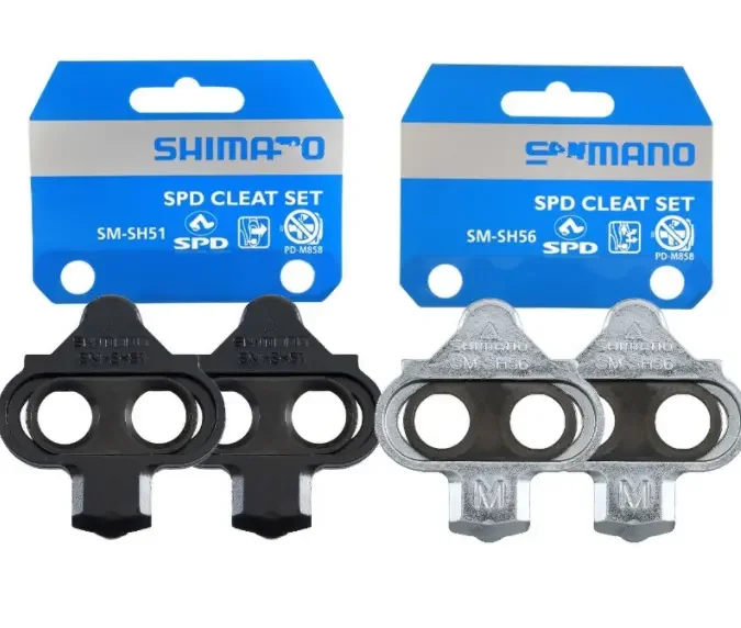 Shimano SH51 SH56 MTB велосипедные шипы для велосипеда SPD педали набор педалей горного шоссейного комплект шипов