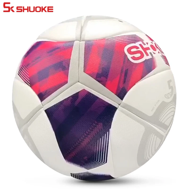 Futbol Wholesale Footballs Balls Custom Professional Match Size 5 Lamination Thermal Leather Football Soccer Ball