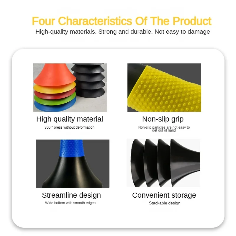 Horn Type cones Basketball Training Equipment Agility cones For Sports Training