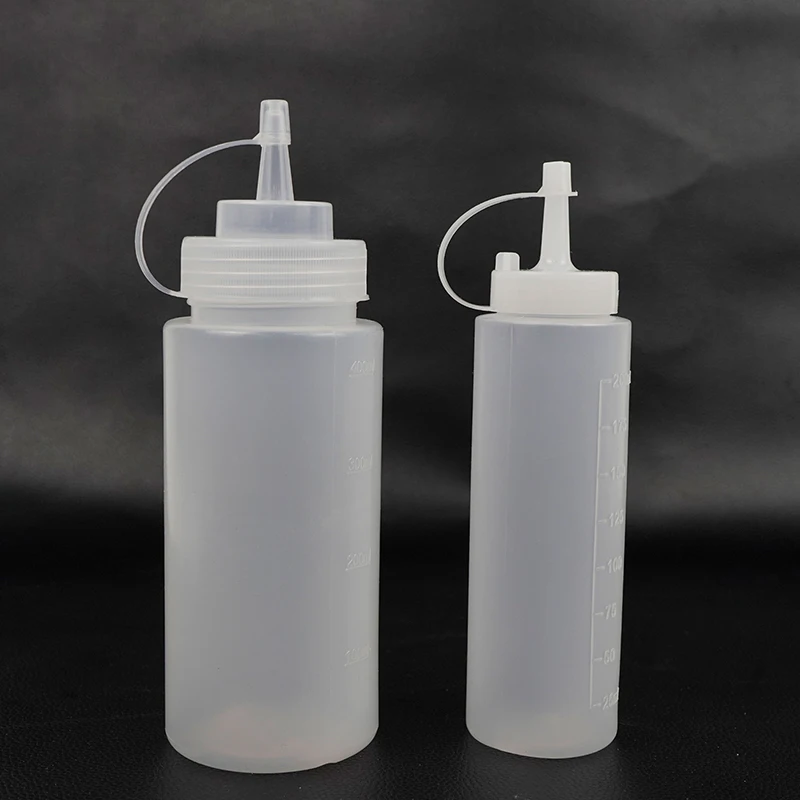 8oz 12oz 16oz 32oz Cheap Plastic Squeeze Sauce Bottles Salad Dressing Squeeze Bottle Squeeze Bottle BBQ Sauce
