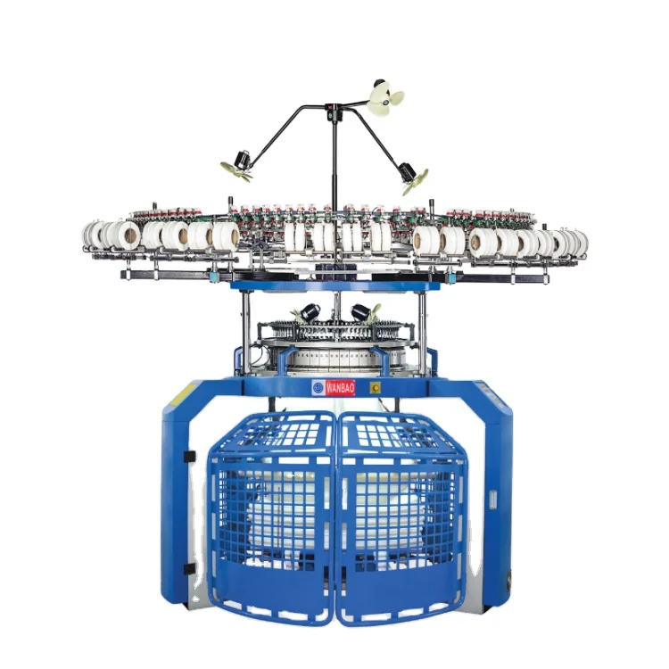 WANBAO Polor Fleece  Knitting Machine with 4-track Cam Block Fancy Fleece Making Machine