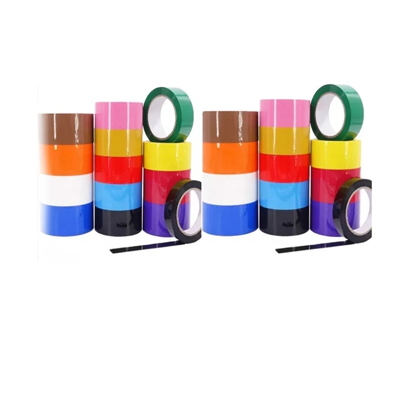 Custom Printed Shipping Box OPP Tape Self Adhesive Transparent Invisible Duct Bopp Clear Package Tape Jumbo Roll