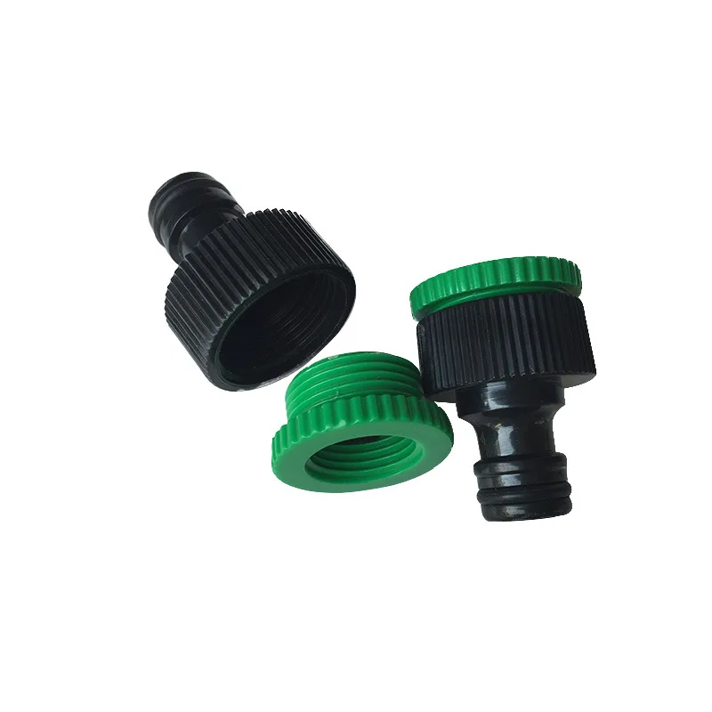 XZX23 1/2 3/4 inch Plastic Garden Tap Connector Faucet Nipple Connector Water Hose Quick Connector