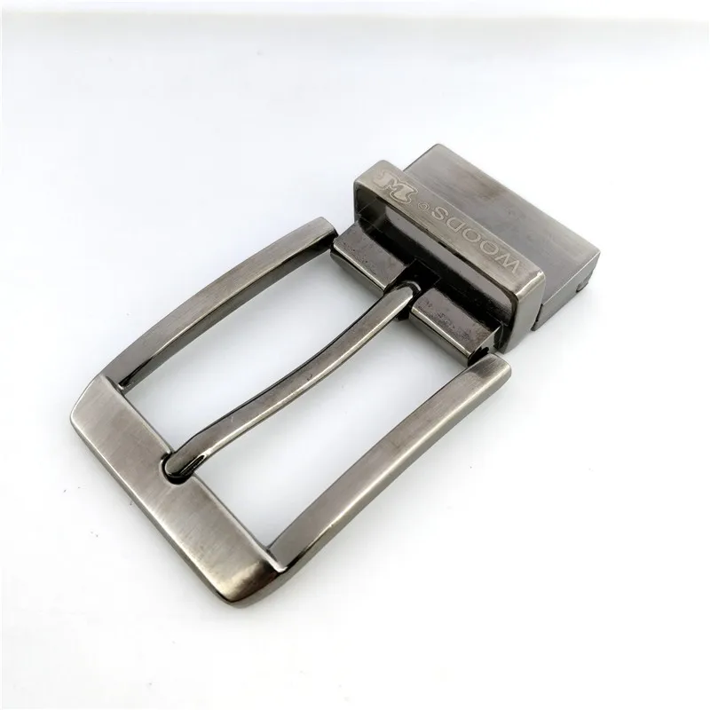 Factory wholesale 35mm reversible buckle silver rotating pin reversible buckle with screws