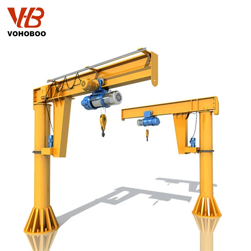 Lifting equipment electric wire rope hoist wall mounted jib crane for sale