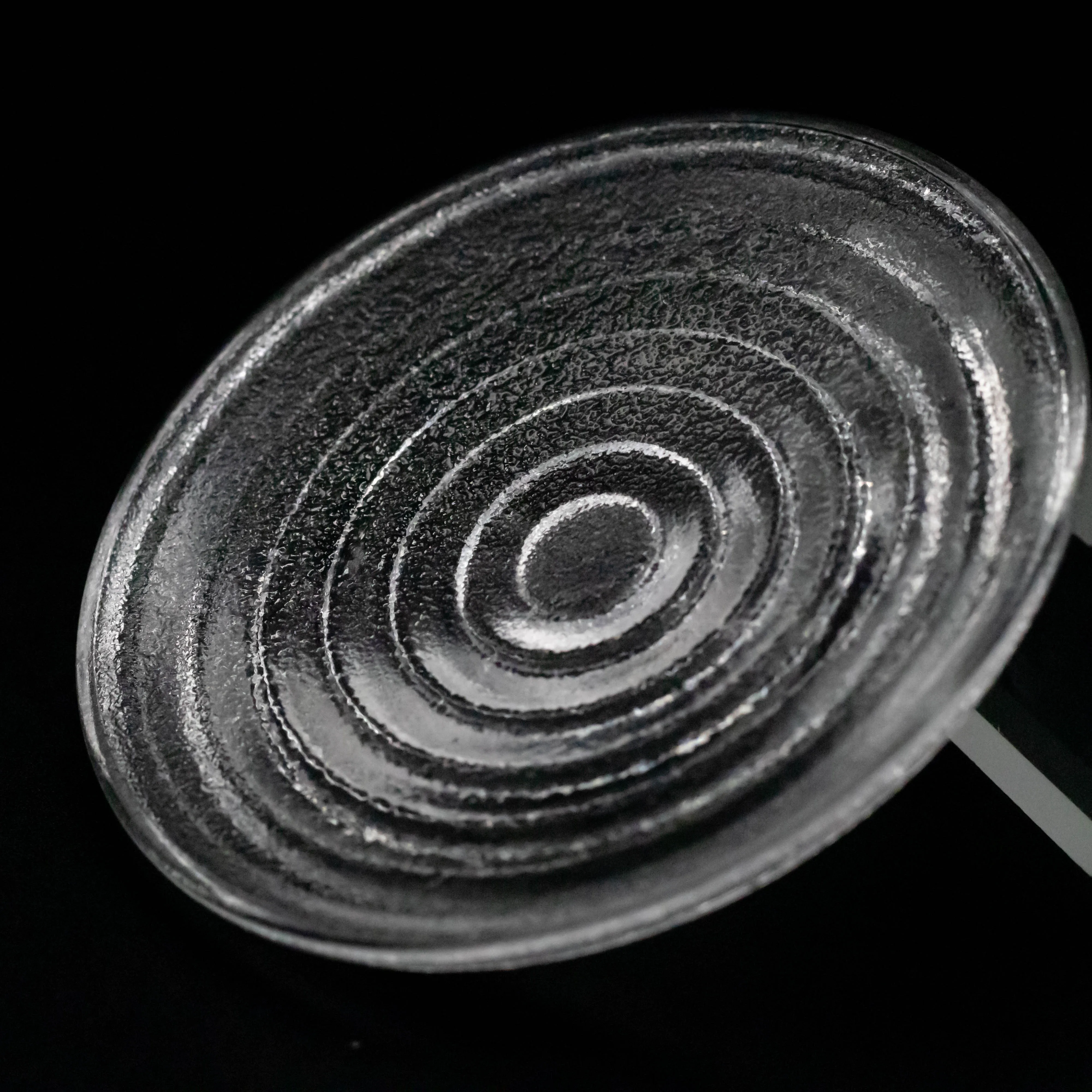 High Transmittance Custom Fresnel Glass Lens Factory-Threaded Circular Arc Lighting for LED Use