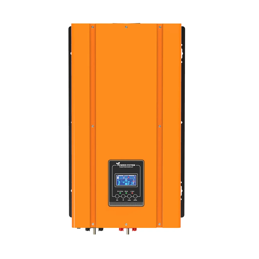 Hybrid MPPT Solar Inverter 6KW Solar Inverter Pure Sine Wave Output of Off Grid Toroidal Transformer DC 24V48V to AC230V