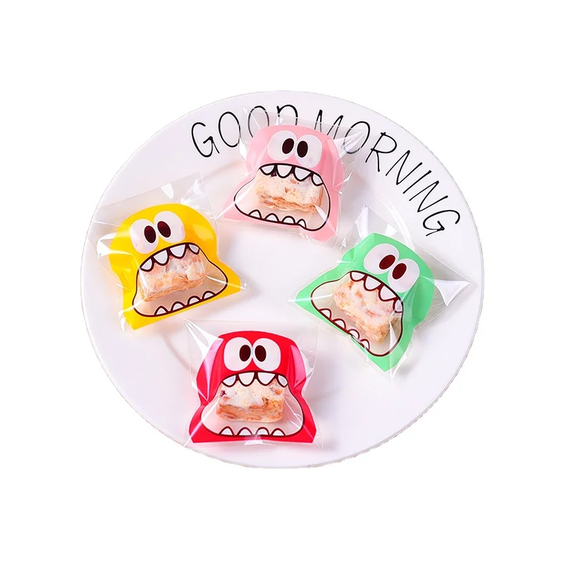 Custom Bread Cookie Candy Packaging OPP Self-adhesive Cellophane Bags for Food Store