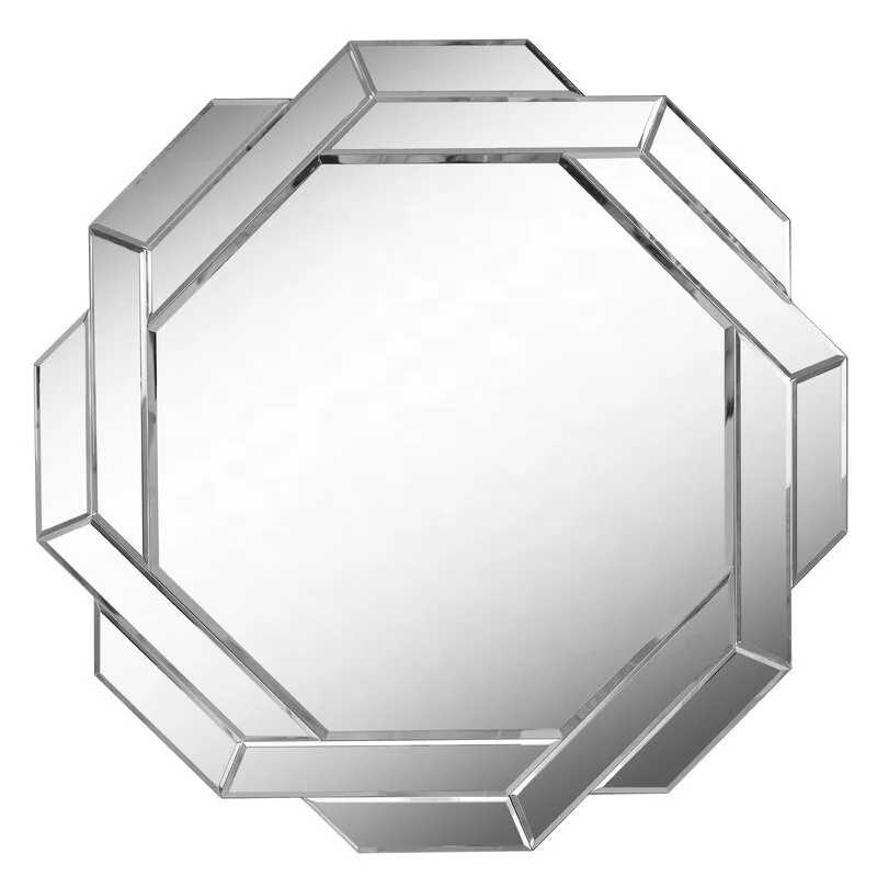 
Лидер продаж на Amazon от производителя, недорогое уникальное скошенное деревянное настенное зеркало с рамкой 