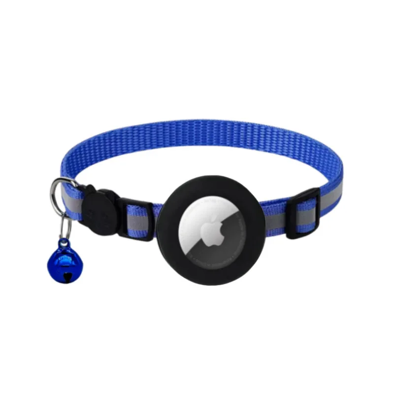 Hyra Reflective Nylon Pet Dog collar & cat Neck cat collar With Tracker Reflective cat collar With Bell