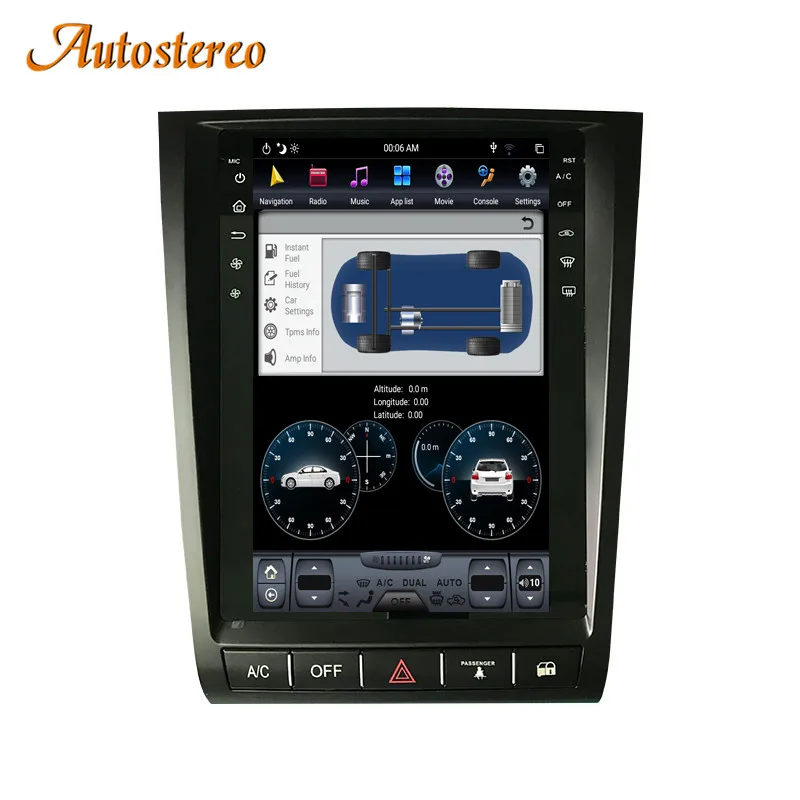 Автомобильный мультимедийный плеер для Lexus GS GS300 GS320 GS450 GS350 2004-2011 Android 9 Tesla