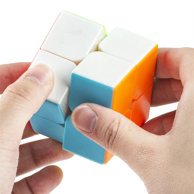 Magic-Cube Colorful Stickerless Speed 2X2 Cube Anti-stress 2X2X2 Learning&Educational Puzzle Cubes Toys