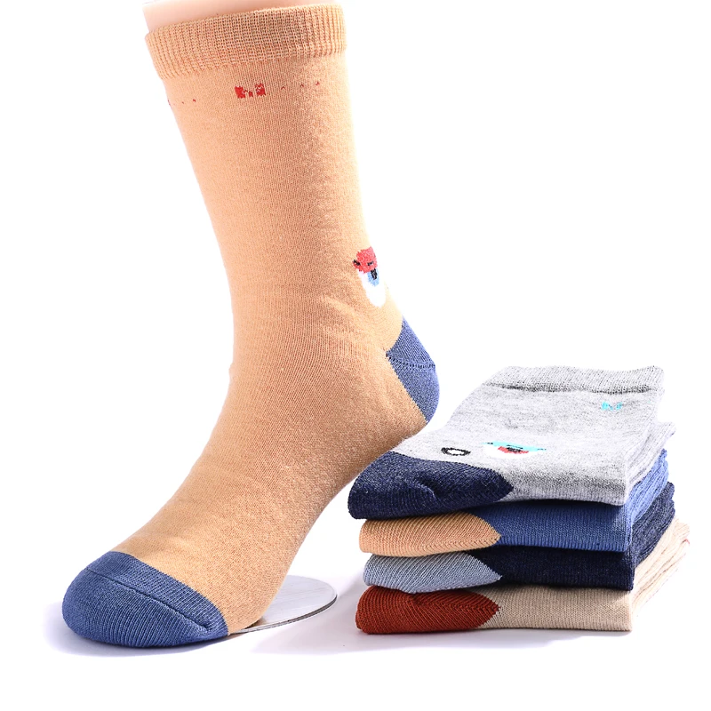 2021 New Release 100% Cotton Cute Cartoon Animal Eyes Design High Quality Children Socks Kids Baby Socks