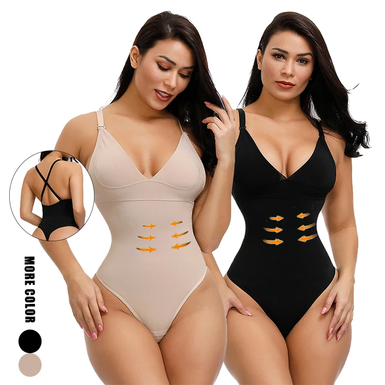 Private Label Lady Moisture Wicking Fabric Bodysuit Women Sexy Backless Lingerie Body Shaper Push Up Bra Corset
