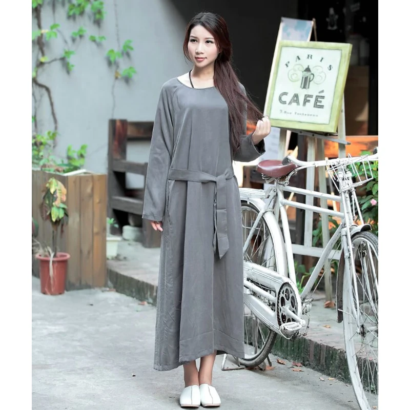 Luxury High-end Cupro Long ladies abaya women muslim dress latest muslim dress design in turkey