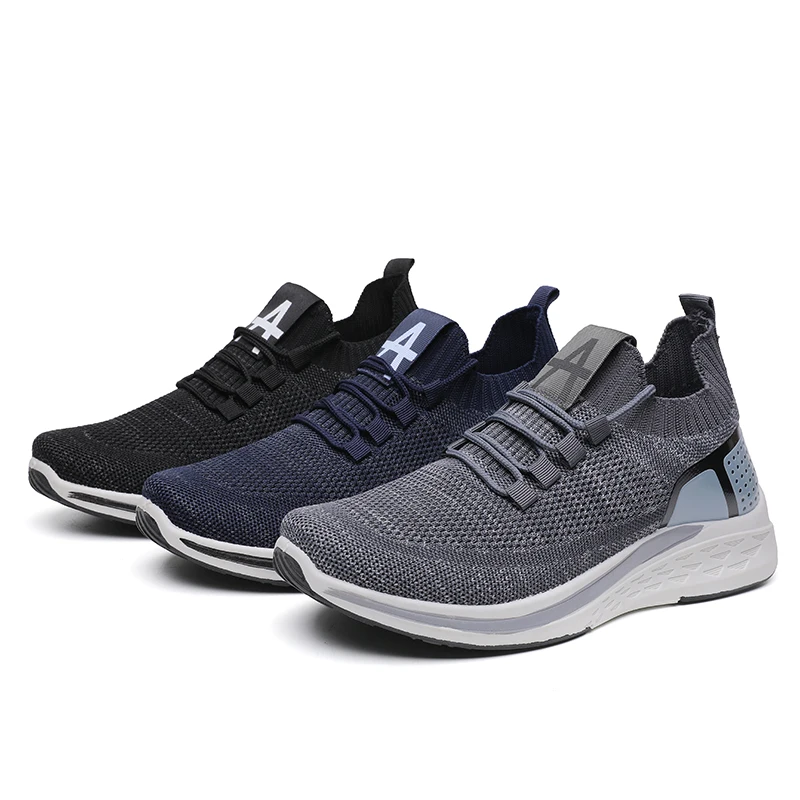 2021 Latest design oem cheap custom slip on stylish slip on running walking casual shoes sneakers for men