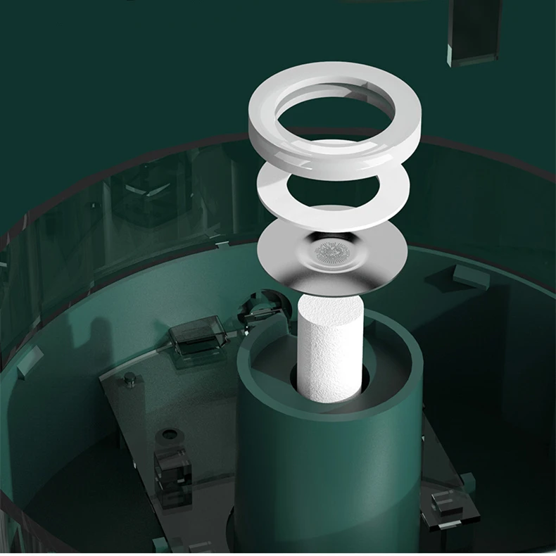 Updated Household office desktop USB charging mini portable Crystal salt stone ultrasonic LED humidifier essential oil diffuser